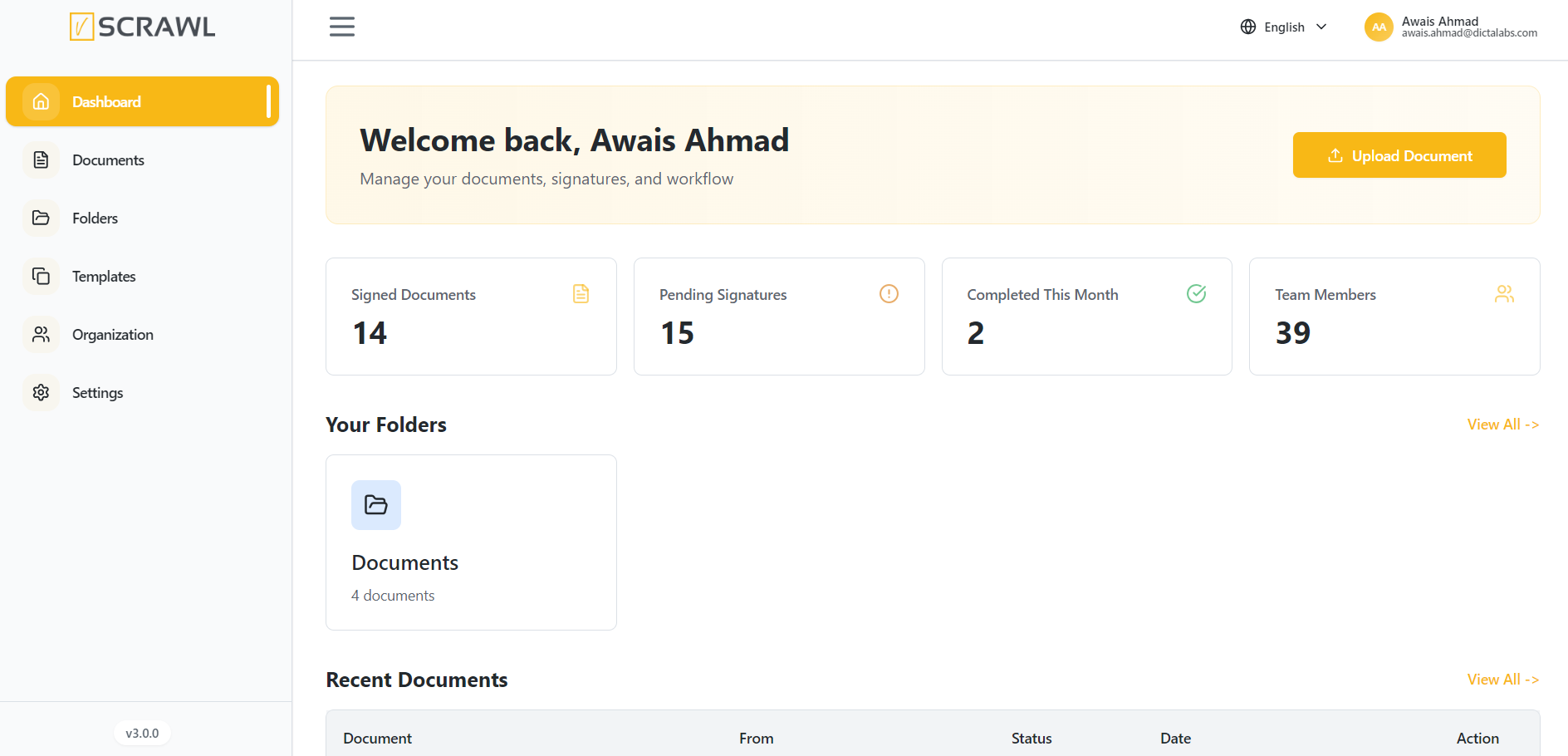 Sidebar Navigation